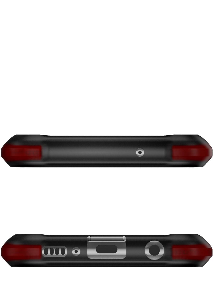 Capa protetora transparente para Galaxy S10e | Série Covert 3 [Preto]
