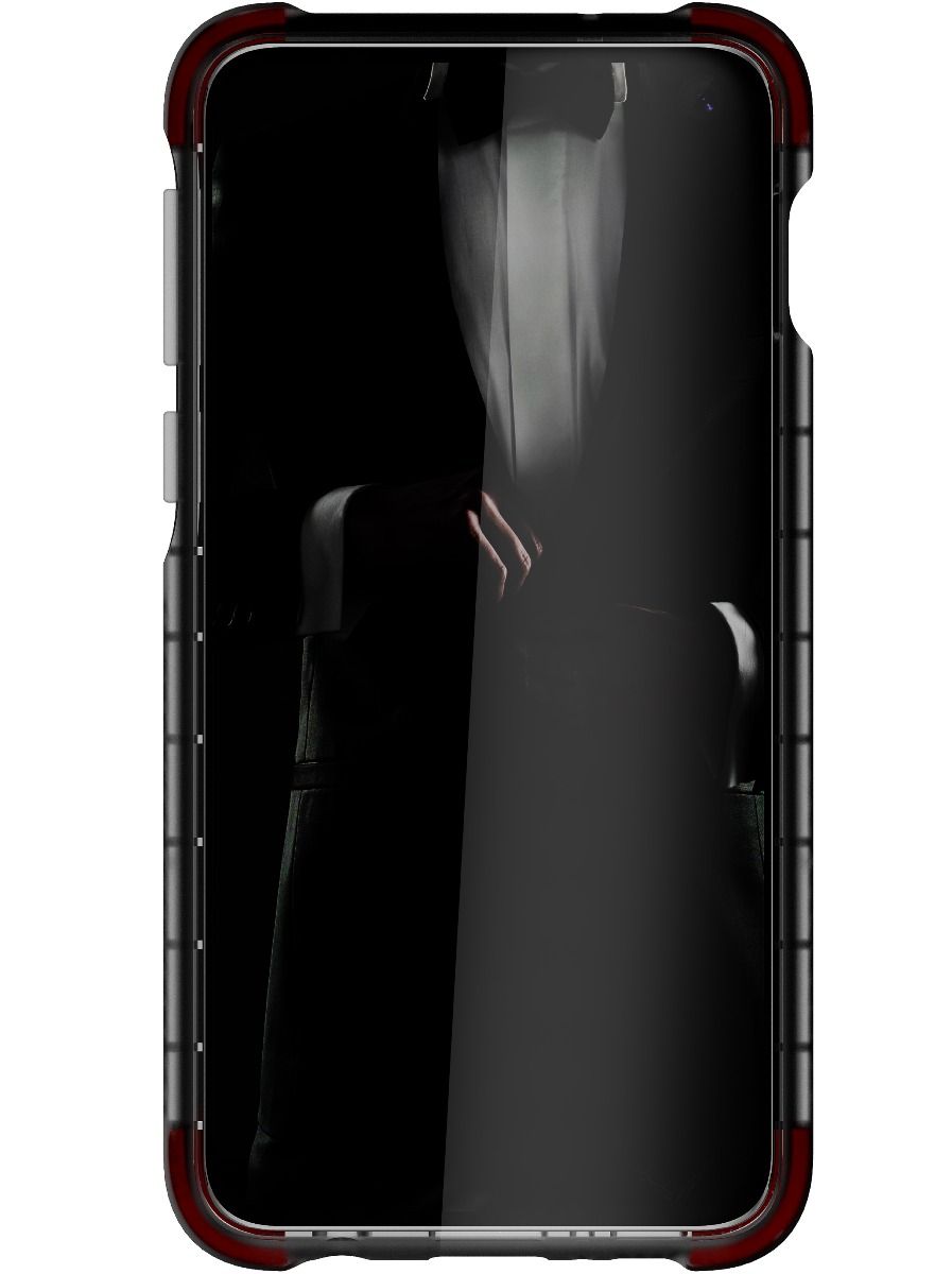 Capa protetora transparente para Galaxy S10e | Série Covert 3 [Preto]