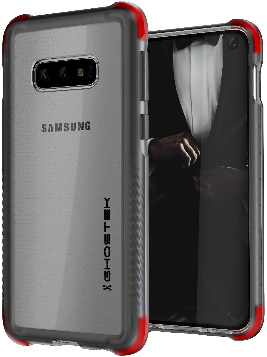 Capa protetora transparente para Galaxy S10e | Série Covert 3 [Preto]