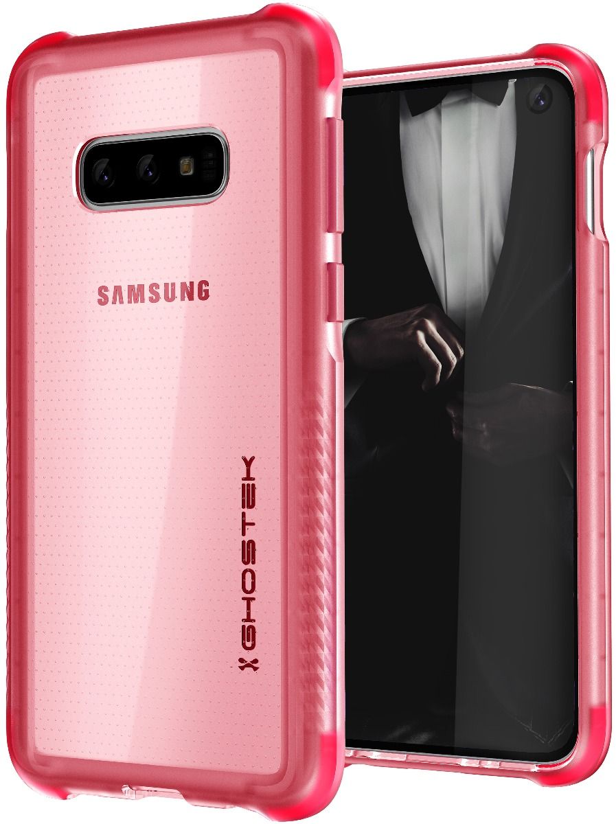 Capa de proteção transparente para Galaxy S10e | Série Covert 3 [Rose]
