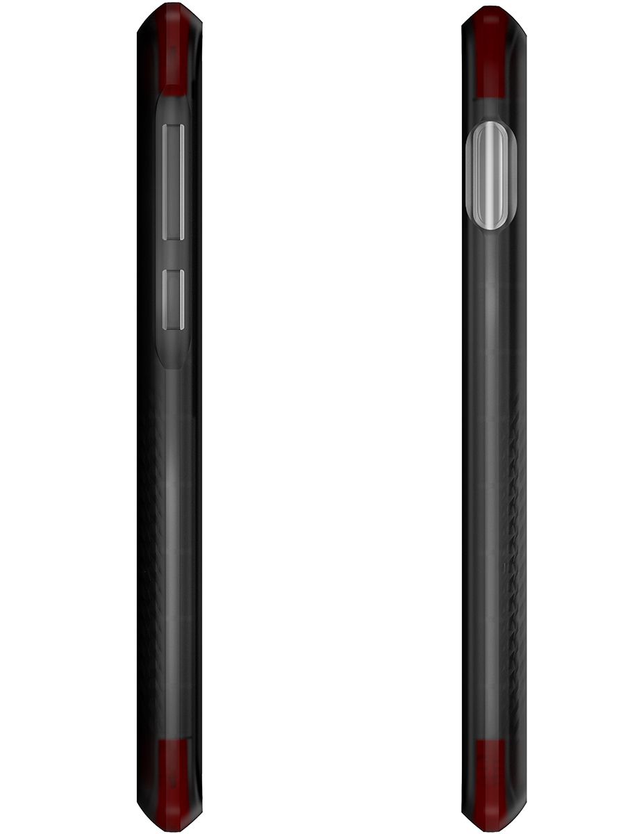 Capa protetora transparente para Galaxy S10e | Série Covert 3 [Preto]
