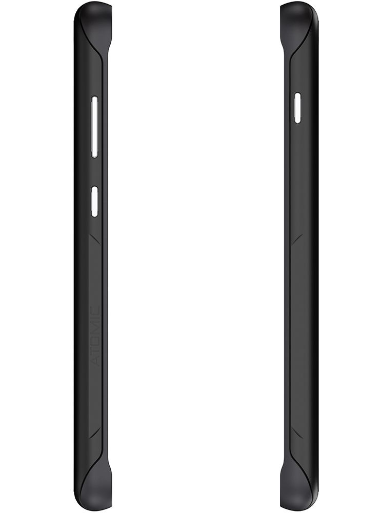 Capa de alumínio de qualidade militar Galaxy S10+ Plus | Série Atomic Slim 2 [Preto]