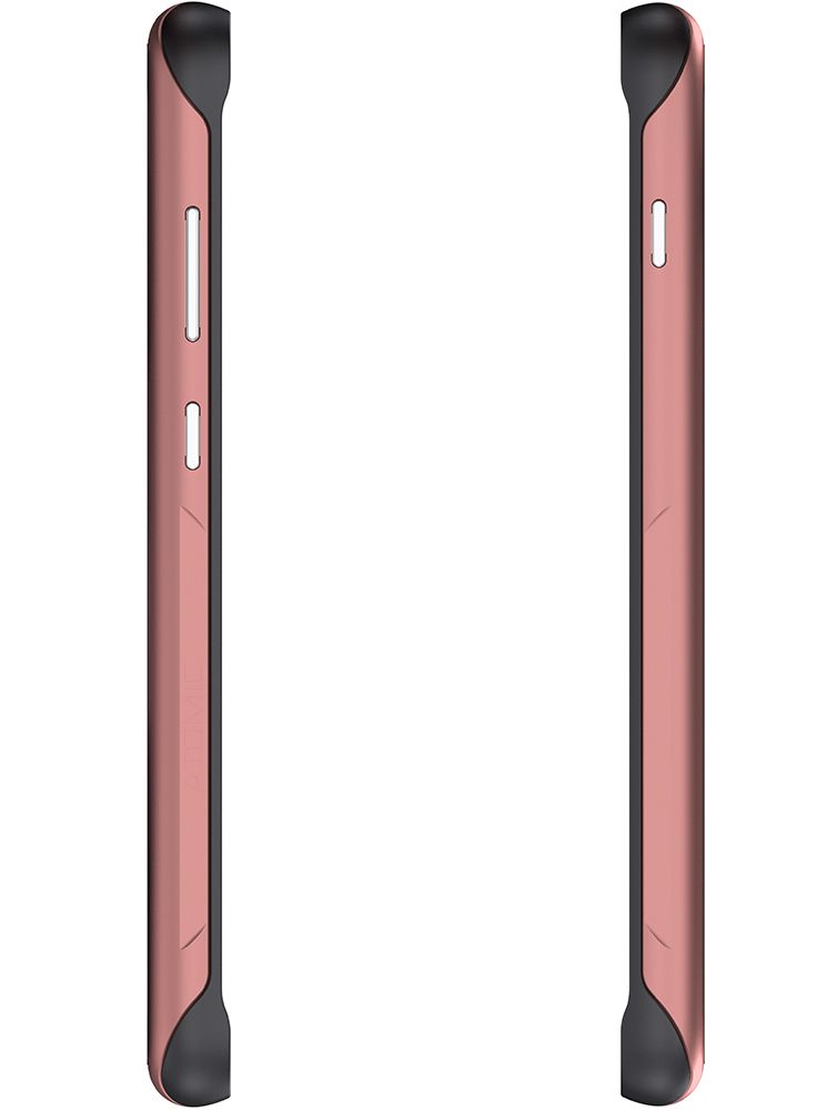 Capa de alumínio de grau militar para Galaxy S10+ Plus | Série Atomic Slim 2 [Rosa]