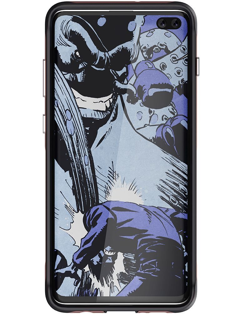 Capa de alumínio de grau militar para Galaxy S10+ Plus | Série Atomic Slim 2 [Rosa]