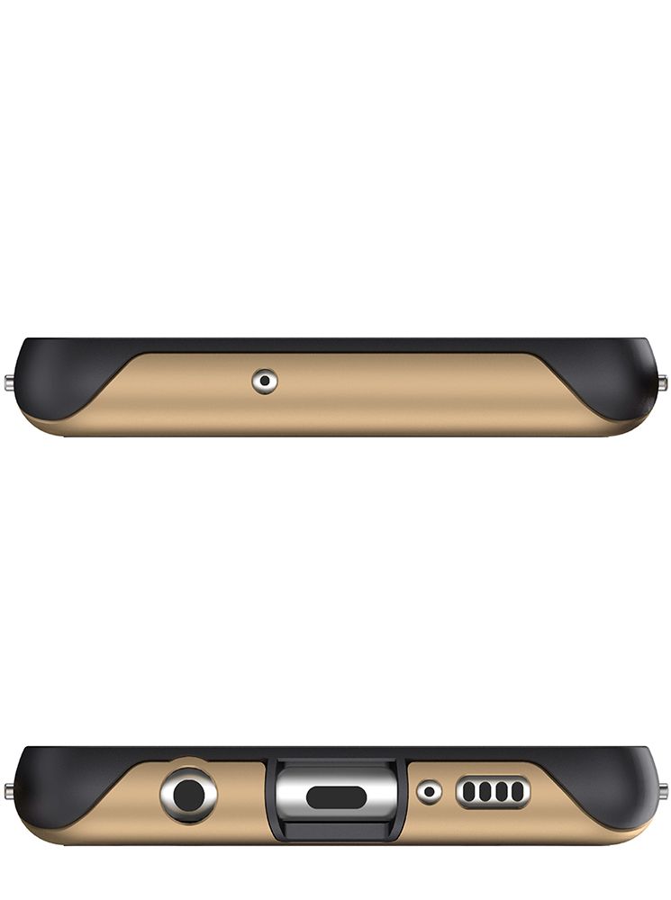 Capa de alumínio de qualidade militar para Galaxy S10+ Plus | Série Atomic Slim 2 [Dourado]