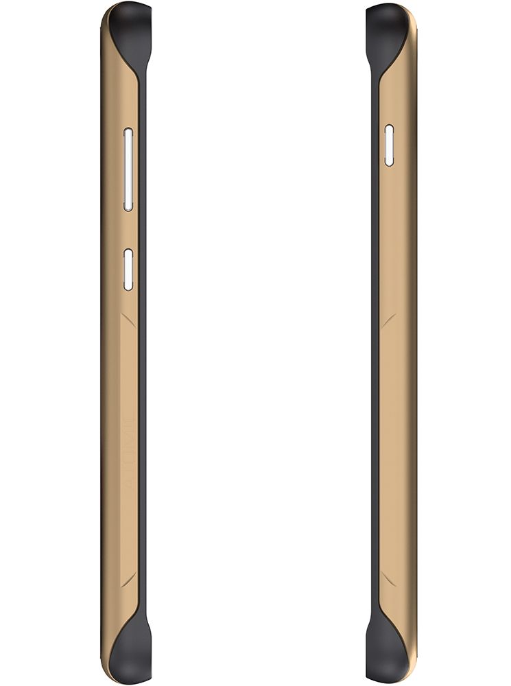 Capa de alumínio de qualidade militar para Galaxy S10+ Plus | Série Atomic Slim 2 [Dourado]