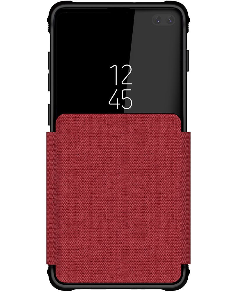 Capa para Carteira Galaxy S10+ Plus | Série Exec 3 [Vermelho]