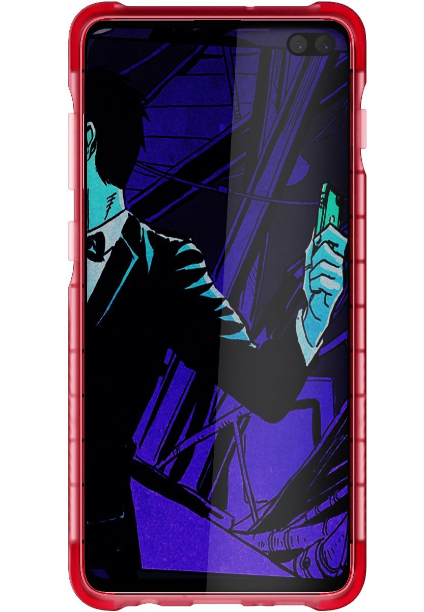 Capa Protetora Transparente para Galaxy S10+ Plus | Série Covert 3 [Rose]