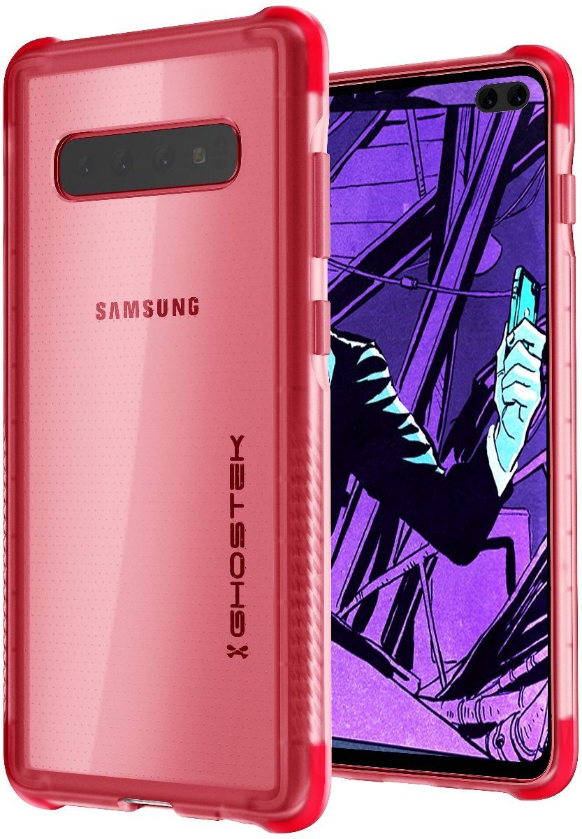 Capa Protetora Transparente para Galaxy S10+ Plus | Série Covert 3 [Rose]