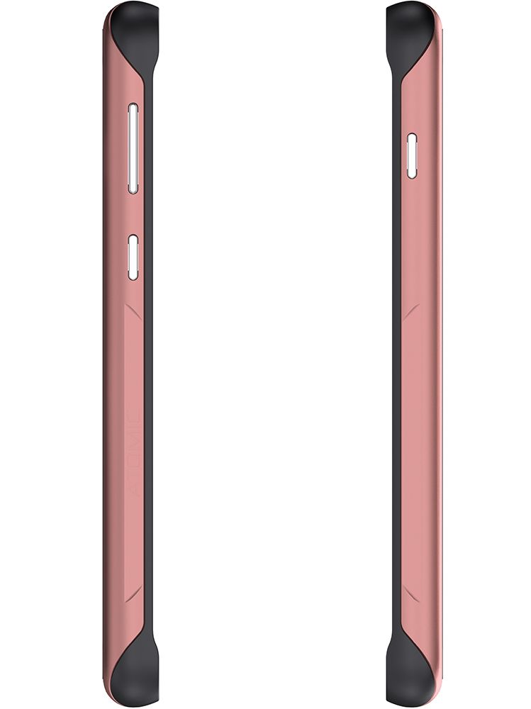 Capa de alumínio de qualidade militar para Galaxy S10 | Série Atomic Slim 2 [Cor-de-rosa]