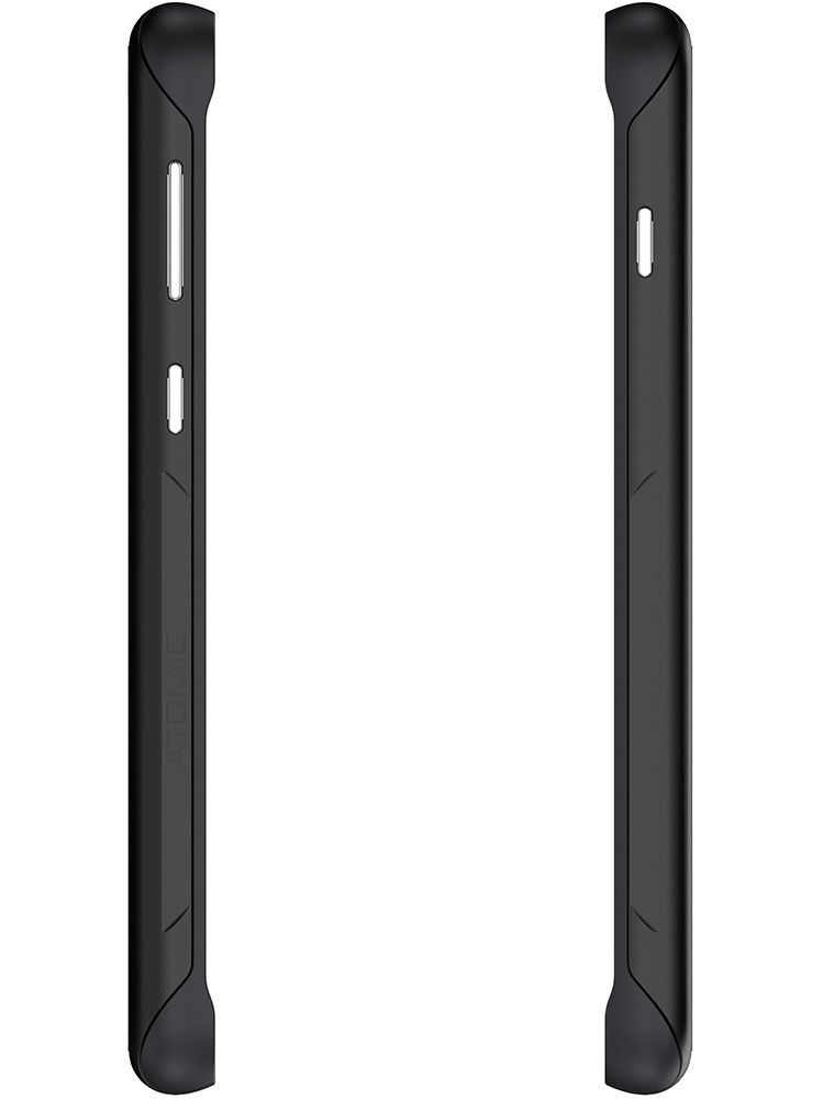 Capa de alumínio de grau militar Galaxy S10 | Série Atomic Slim 2 [Preto]