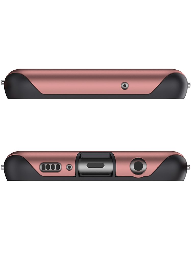 Capa de alumínio de qualidade militar para Galaxy S10 | Série Atomic Slim 2 [Cor-de-rosa]