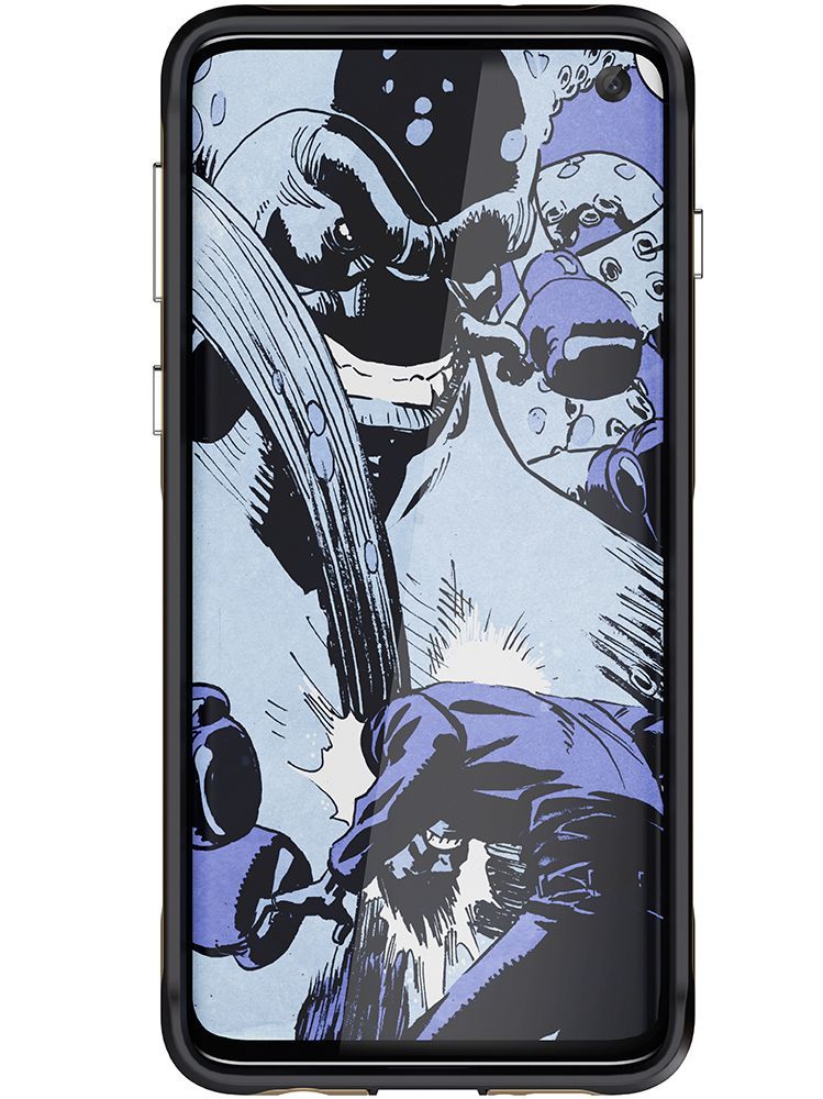 Capa de alumínio de qualidade militar para Galaxy S10 | Série Atomic Slim 2 [Dourado]