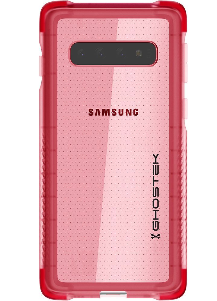 Capa protetora transparente para Galaxy S10 | Série Covert 3 [Rosa]