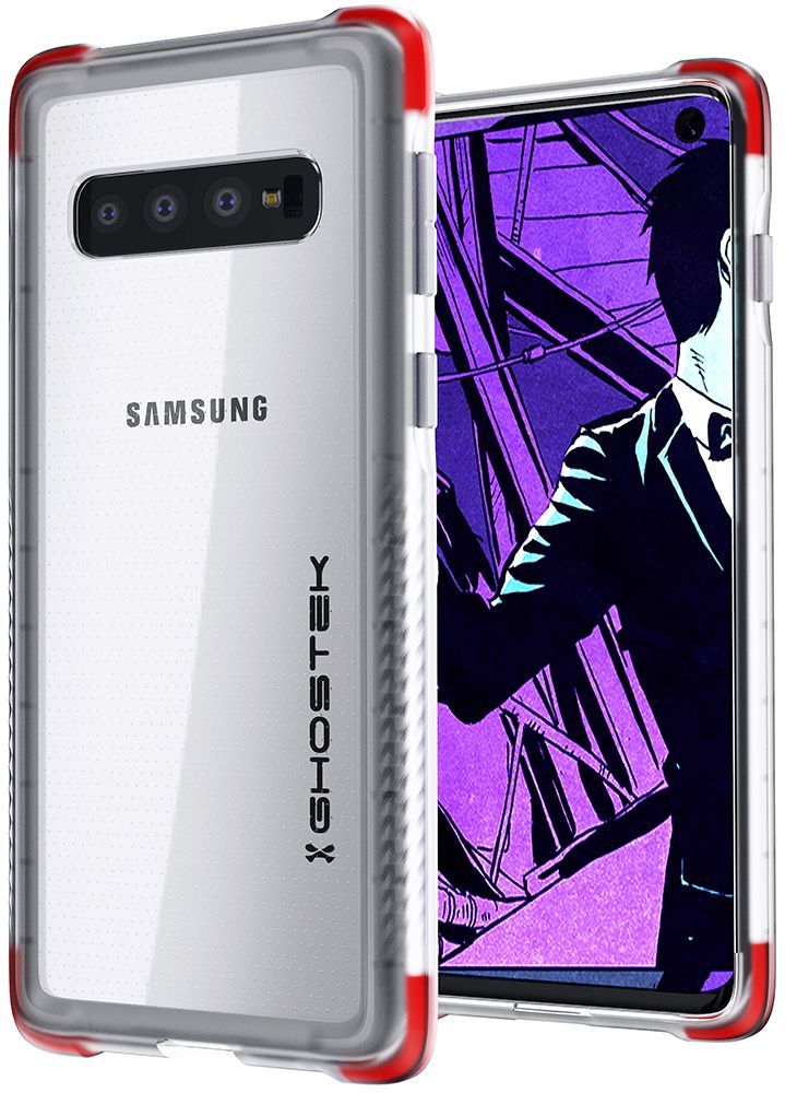 Capa protetora transparente para Galaxy S10 | Série Covert 3 [Transparente]