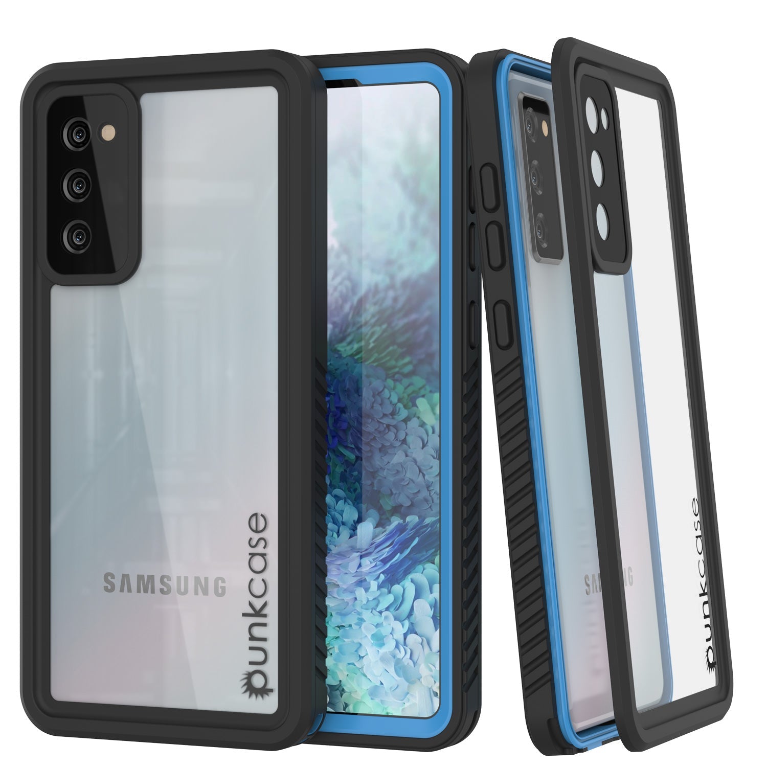 Galaxy S20 FE Capa Fina à Prova d'Água/Choque/Neve/Poeira [Série Extrema] [Azul Claro]
