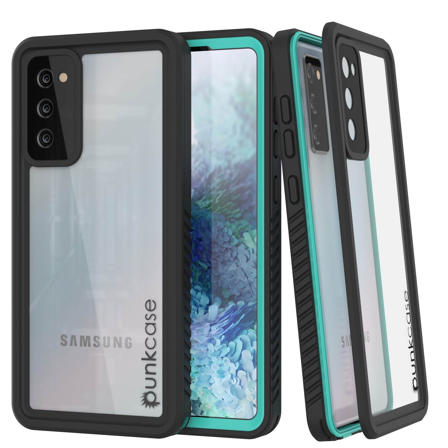 Capa protetora para tela Galaxy S20 FE à prova d'água, à prova de choque e de neve [Série Extrema] [Azul-petróleo]