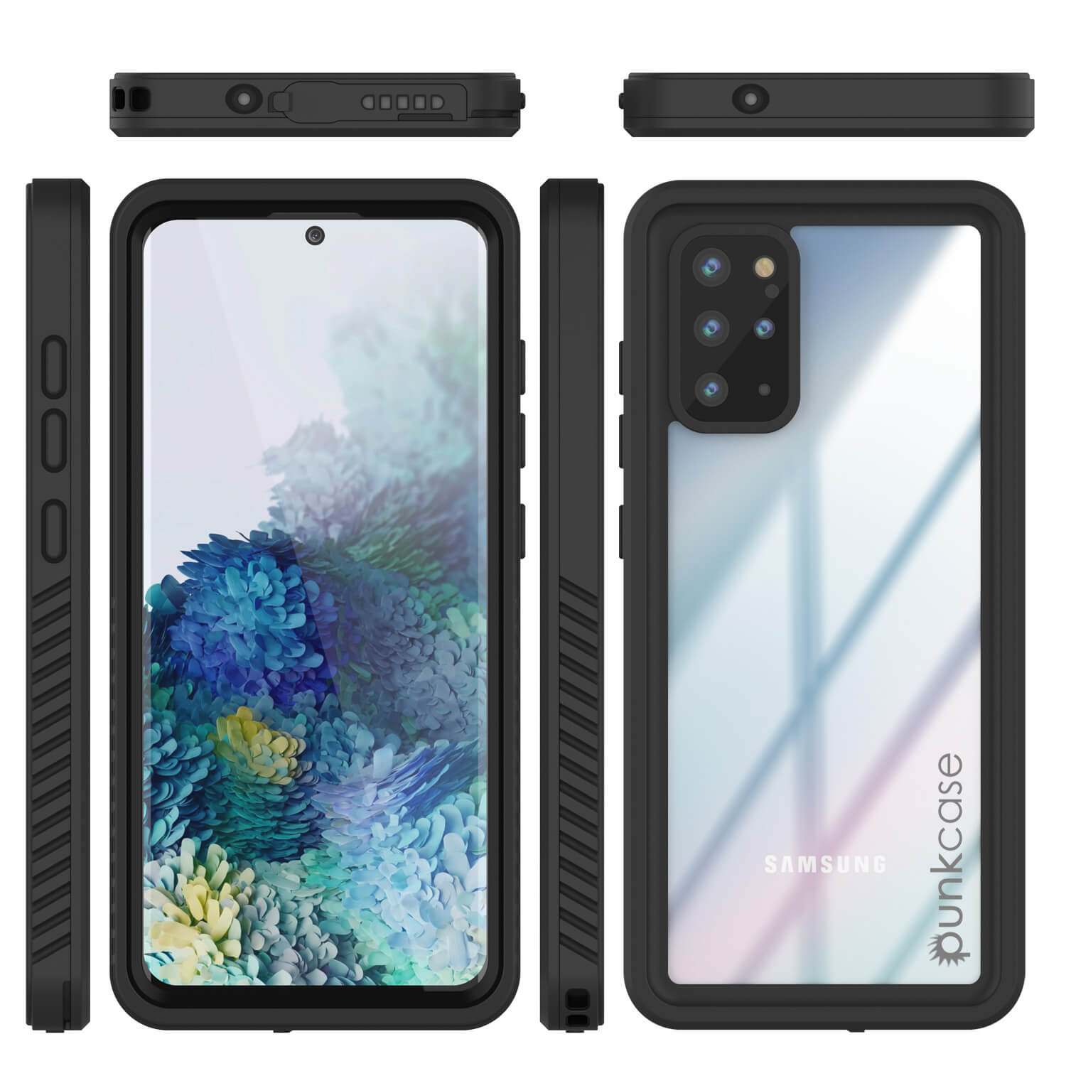 Galaxy S20+ Plus à Prova d'Água / Resistente a Choques [Série Extrema] com Protetor de Tela Case [Preto]