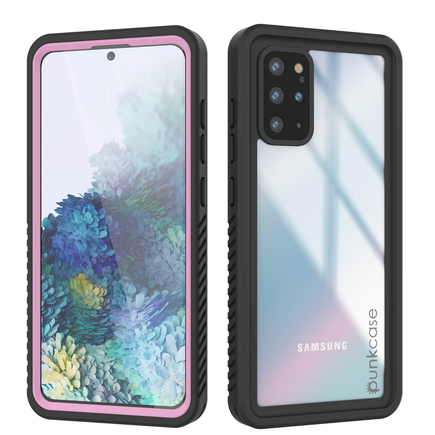 Galaxy S20+ Plus à Prova d'Água/Choque/Neve [Série Extrema] Estojo Protetor de Tela Fino [Rosa]