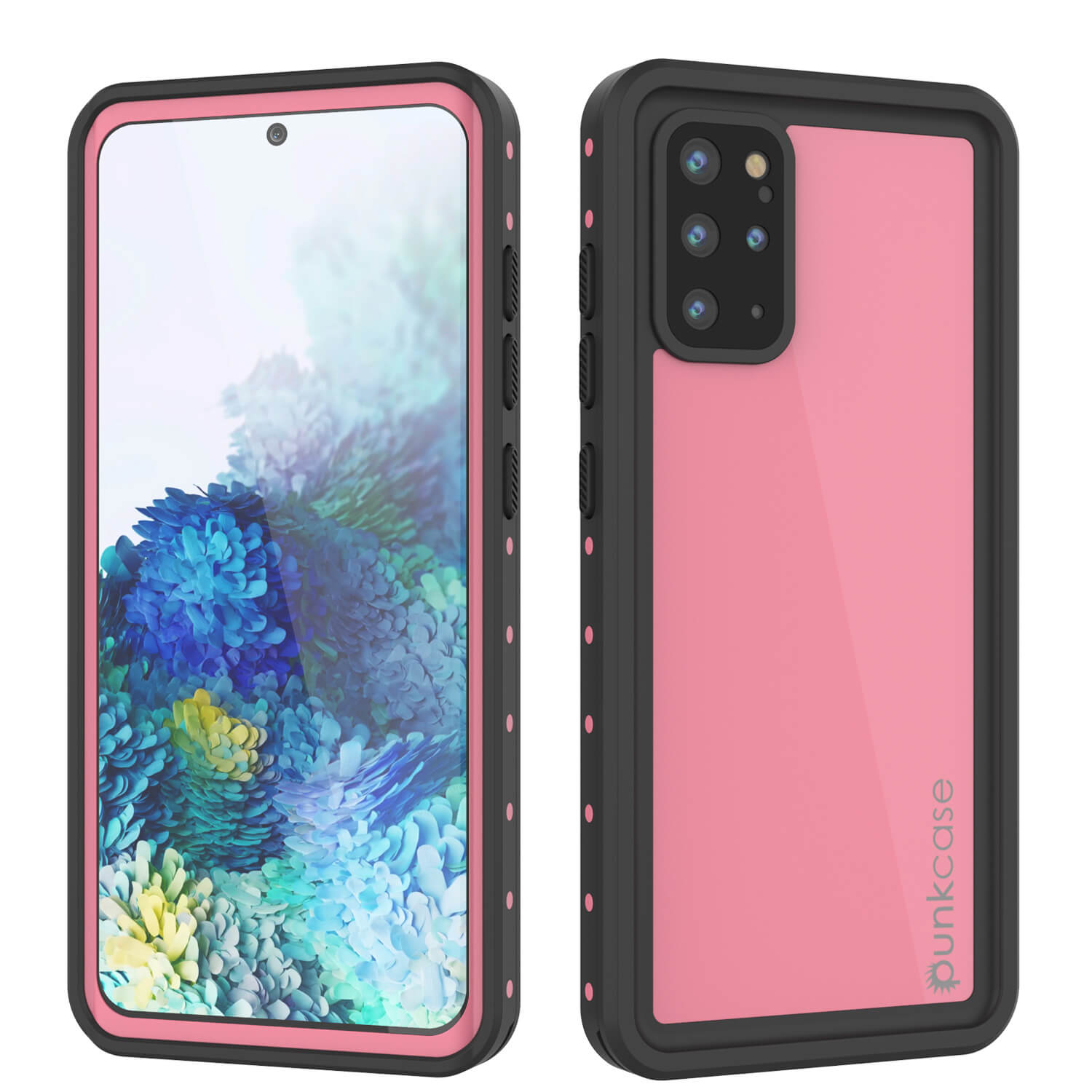 Capa à prova d'água Galaxy S20+ Plus PunkCase StudStar Pink Thin 6.6ft Subaquático IP68 à prova de choque/neve