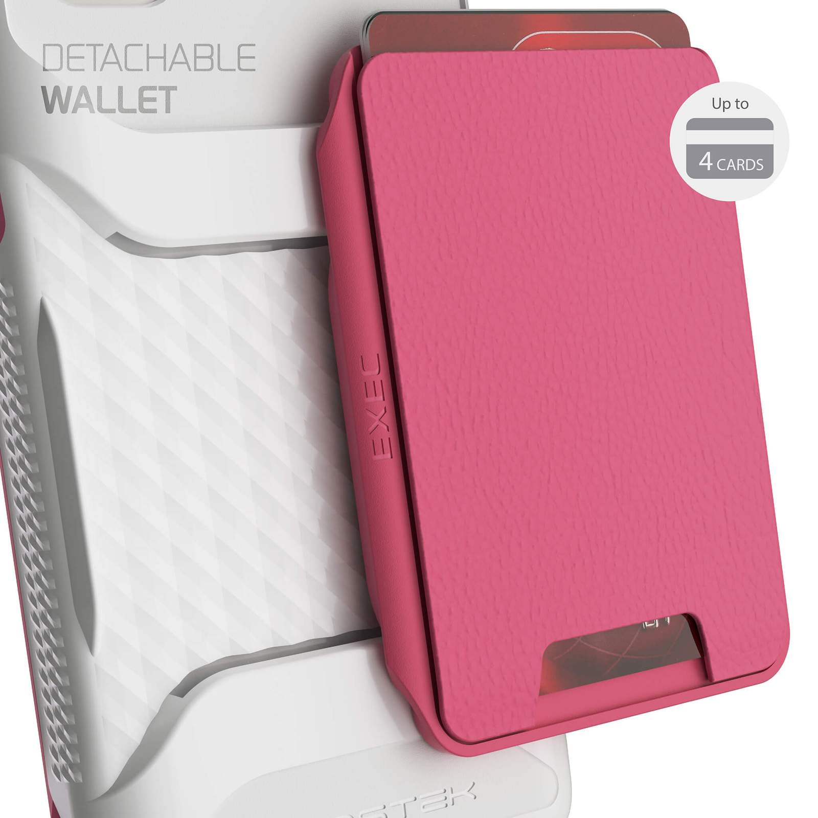 Capa de carteira Galaxy S20 | Série Exec [Rosa]