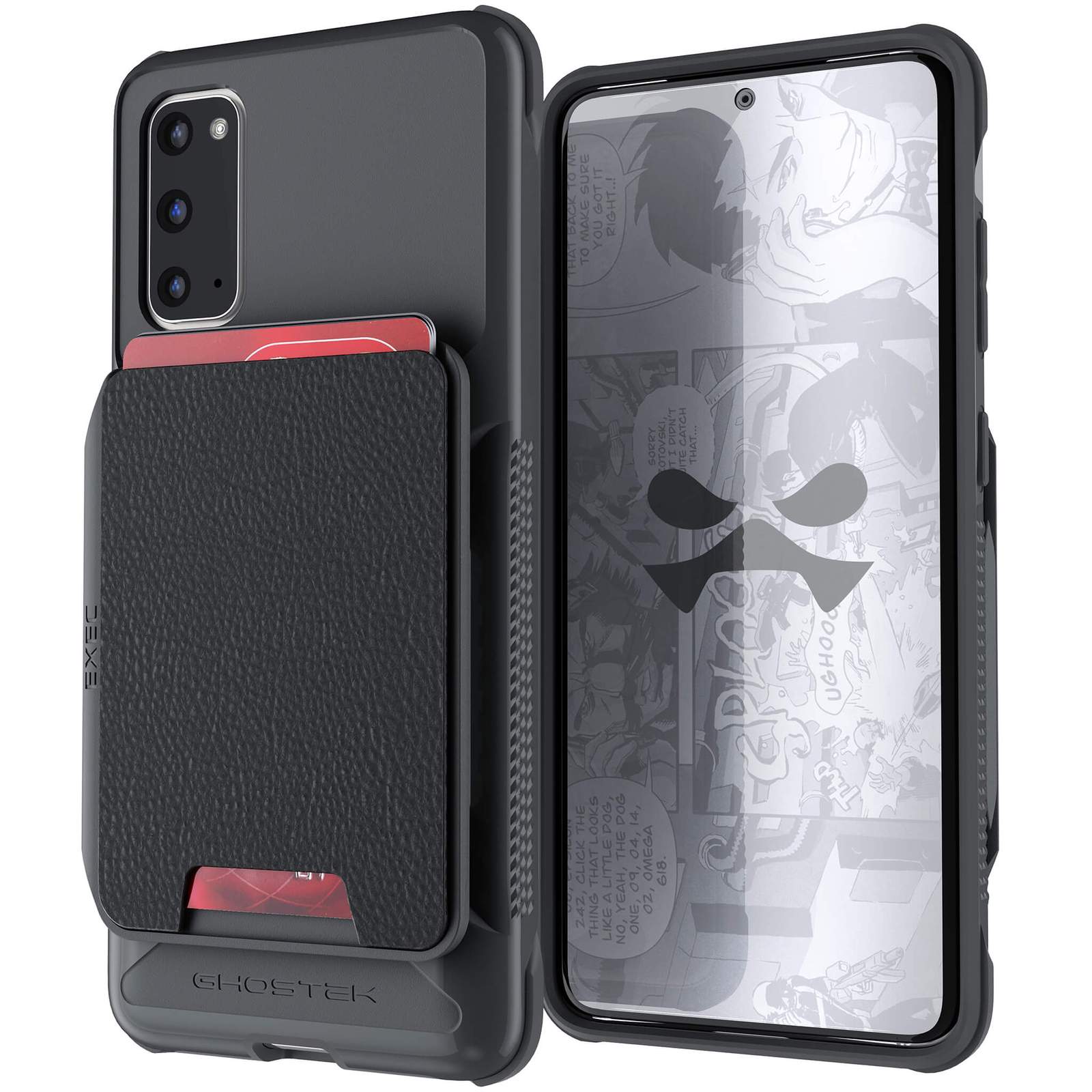 Capa de Carteira Galaxy S20 | Série Executiva [Preto]