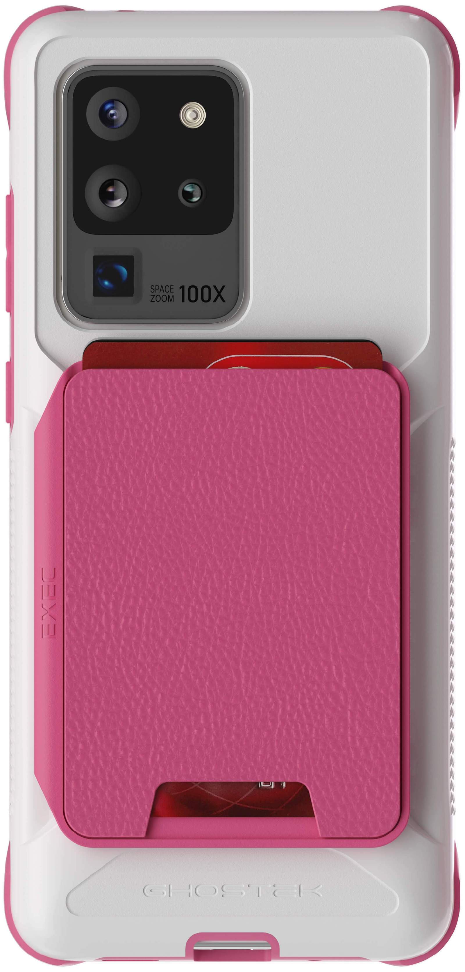 Capa de carteira para Galaxy S20 Ultra | Série Executiva [Rosa]