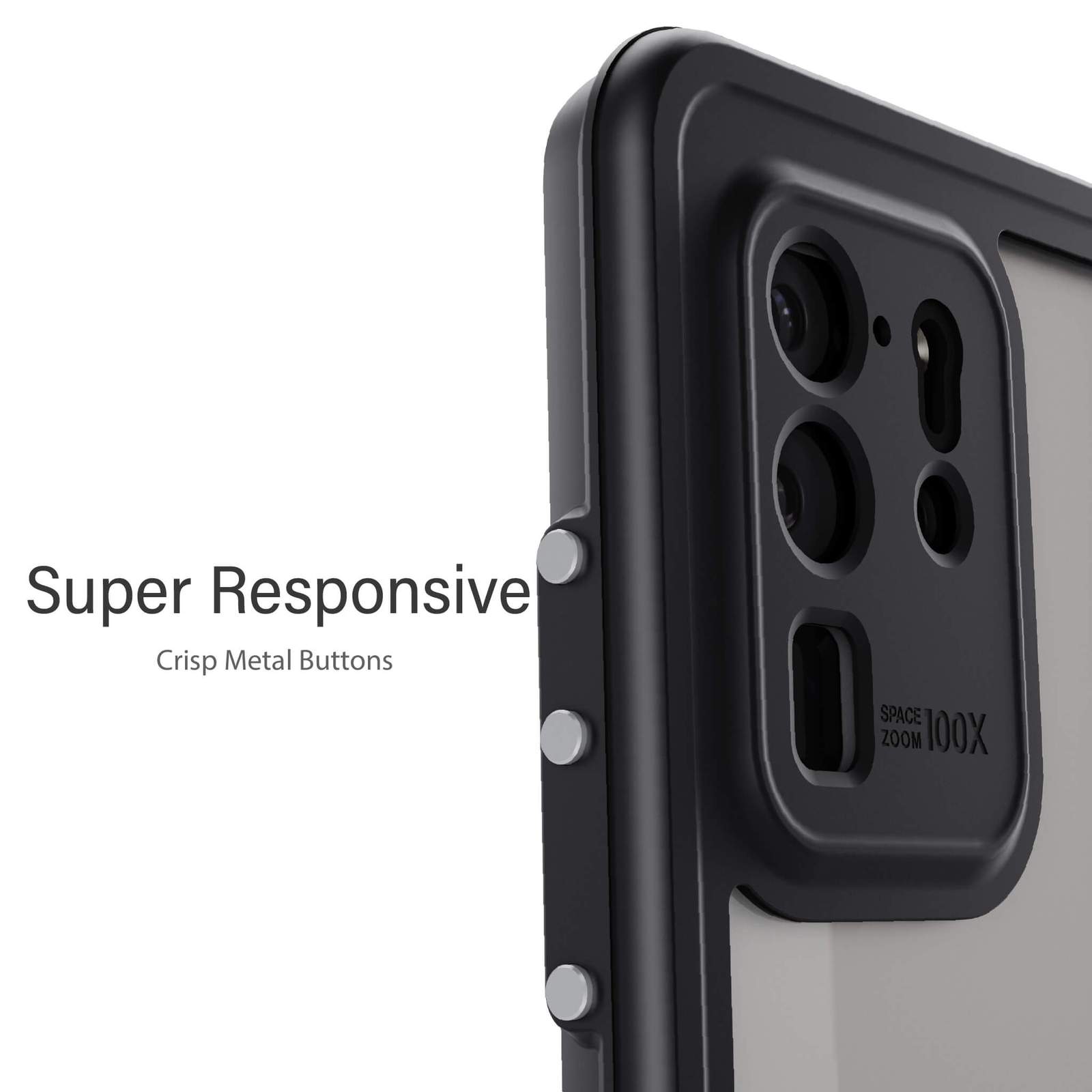 Capa resistente à água para Galaxy S20 Ultra | Série Náutica [Transparente]