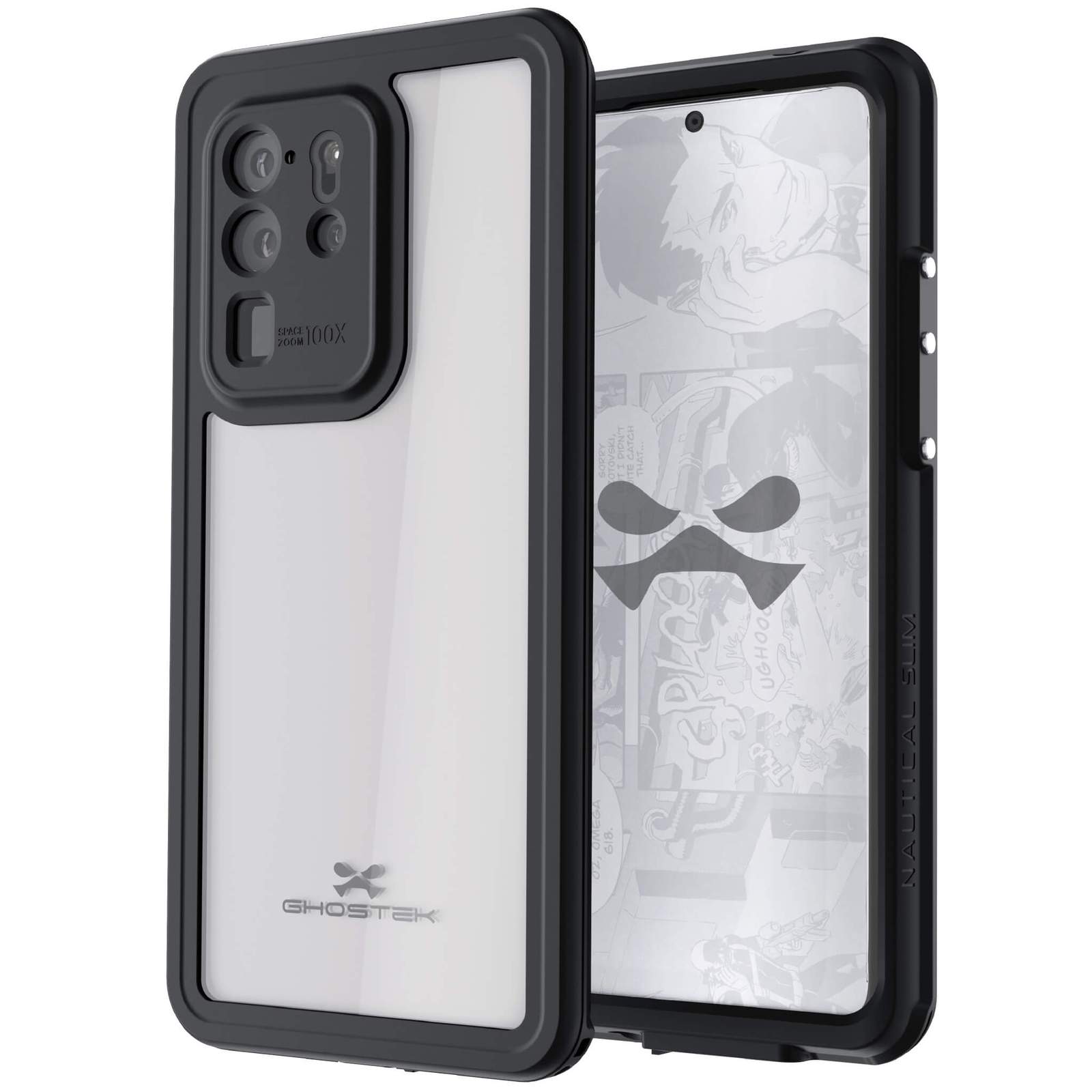 Capa resistente à água para Galaxy S20 Ultra | Série Náutica [Transparente]