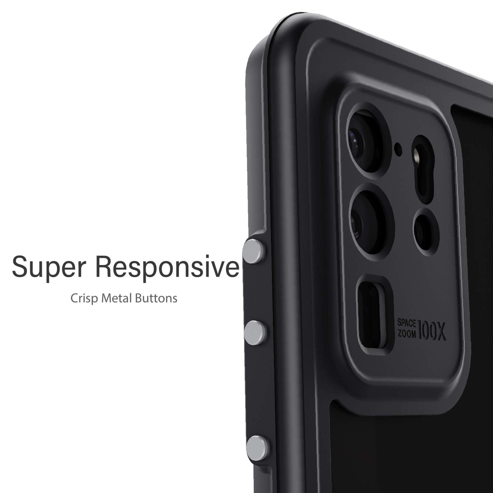 Capa resistente à água para Galaxy S20 Ultra | Série Náutica [Preto]