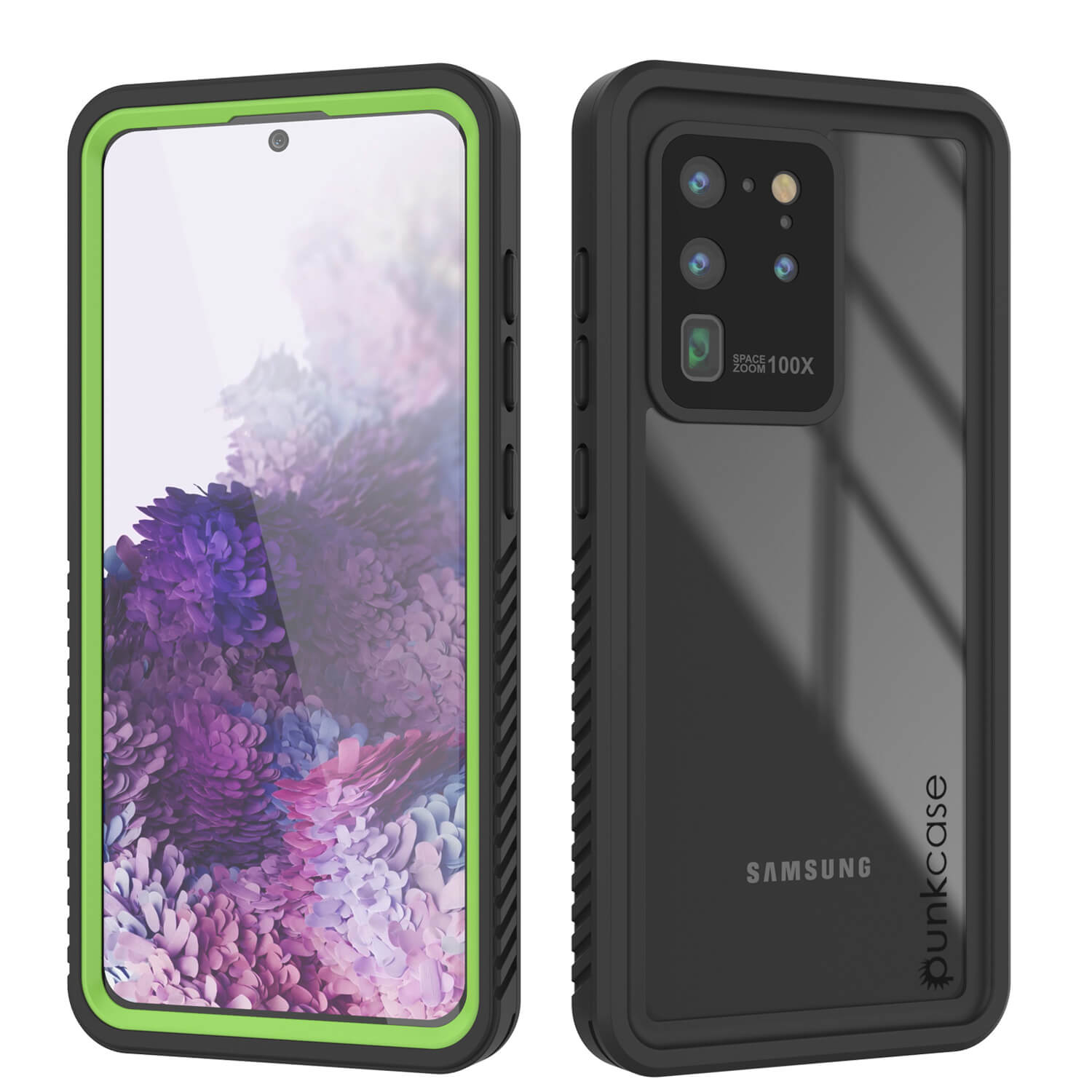 Galaxy S20 Ultra Capa protetora à prova d'água/choque [Série Extrema] Protetor de tela [Verde Claro]