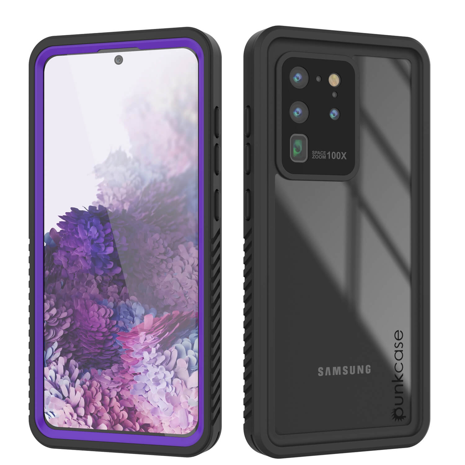 Galaxy S20 Ultra Capa protetora resistente à água e choque [Série Extrema] Protetor de tela fino [Roxo]
