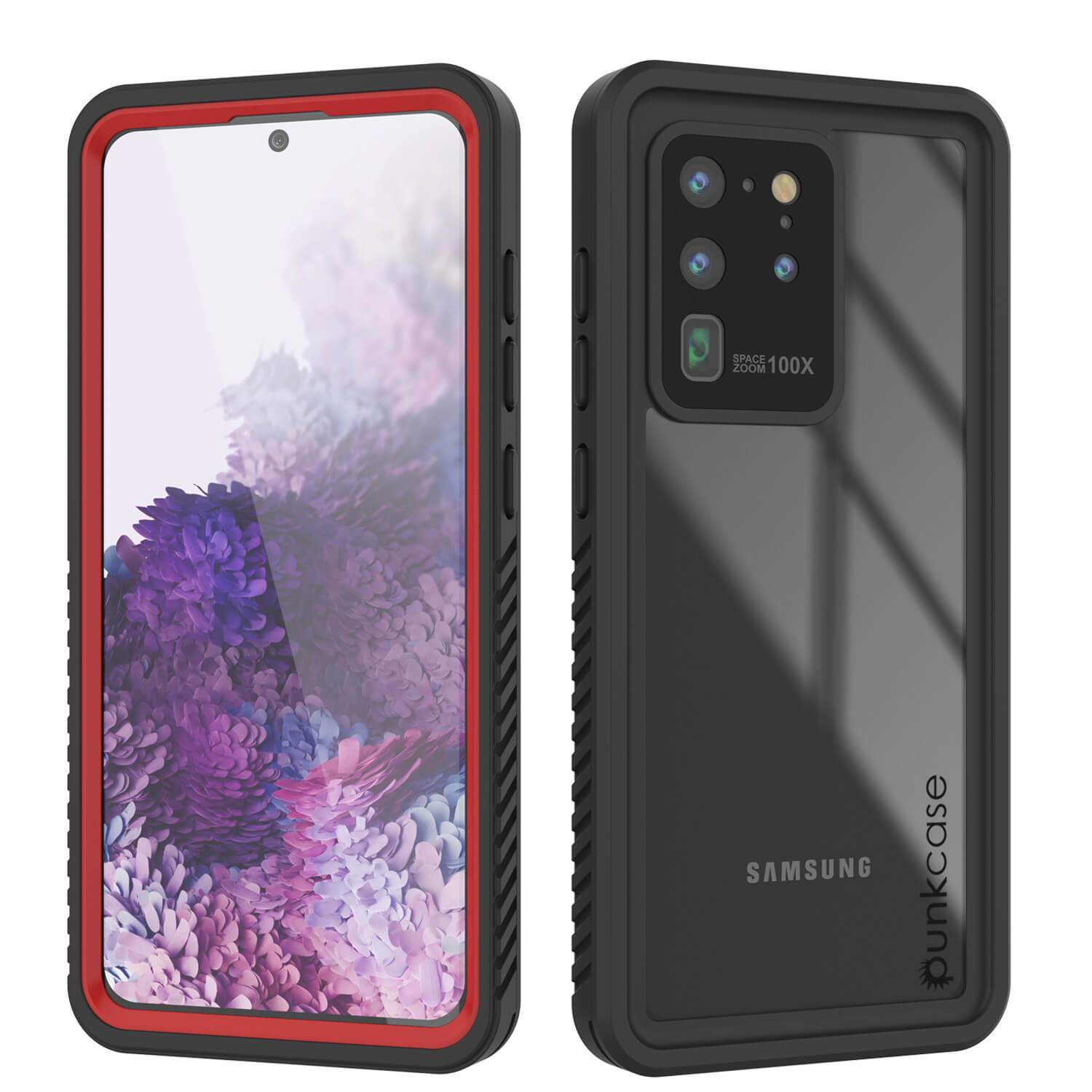 Galaxy S20 Ultra à Prova d'Água/Choque/Neve [Série Extrema] Capa Protetora Fina para Tela [Vermelha]