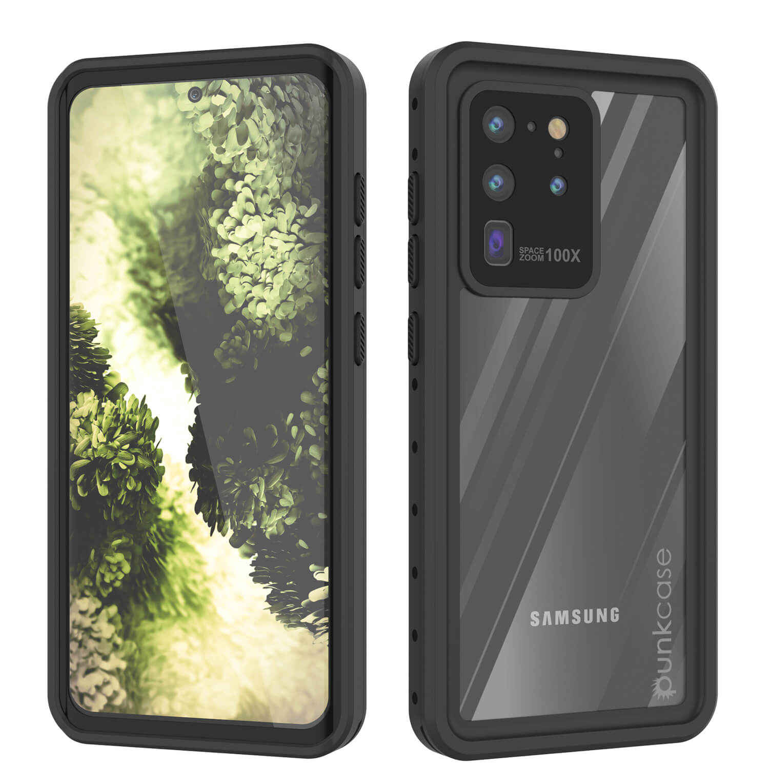 Capa à prova d'água Galaxy S20 Ultra PunkCase StudStar Clear Thin 6.6ft Subaquática IP68 à prova de choque/neve