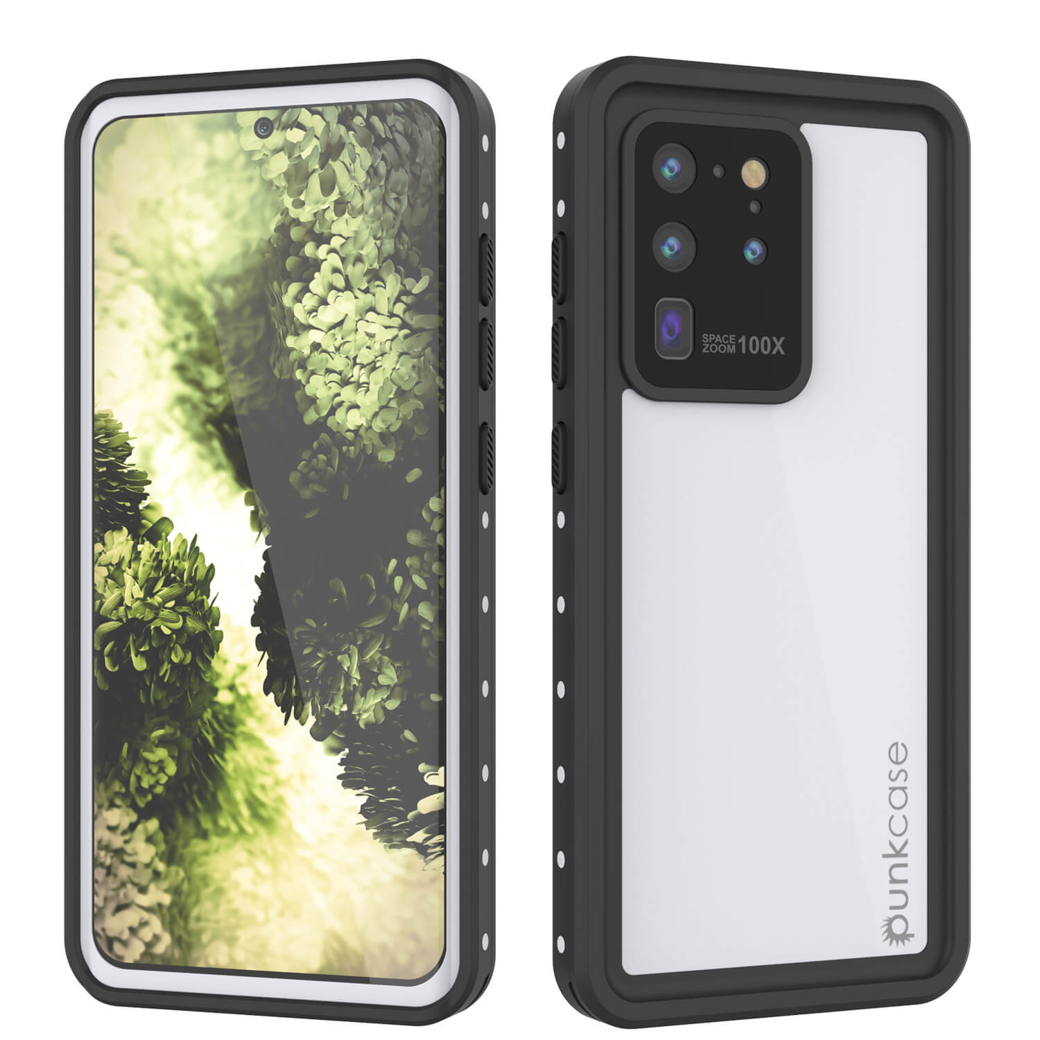 Capa Impermeável para Galaxy S20 Ultra, Punkcase StudStar Branca Fina 6.6ft à Prova d'Água IP68 à Prova de Choque/Neve