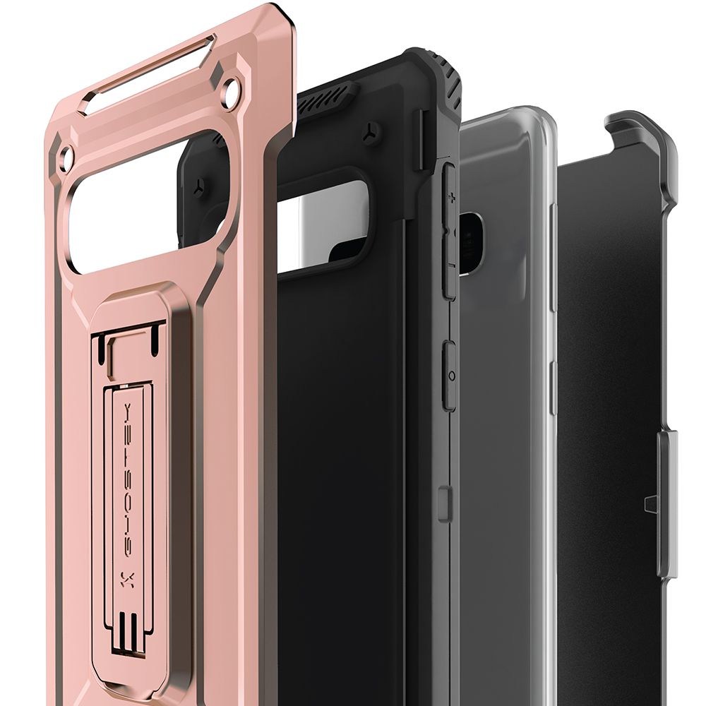 Ghostek ARMADURA DE FERRO2 para Galaxy S10 [Rosa]