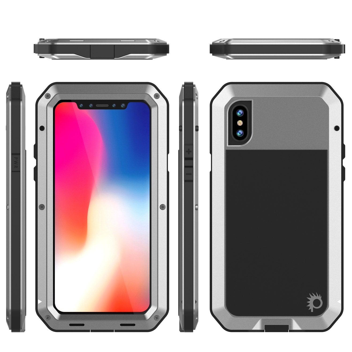 Capinha PUNKCASE iPhone XS Max METALLICA [Prata]