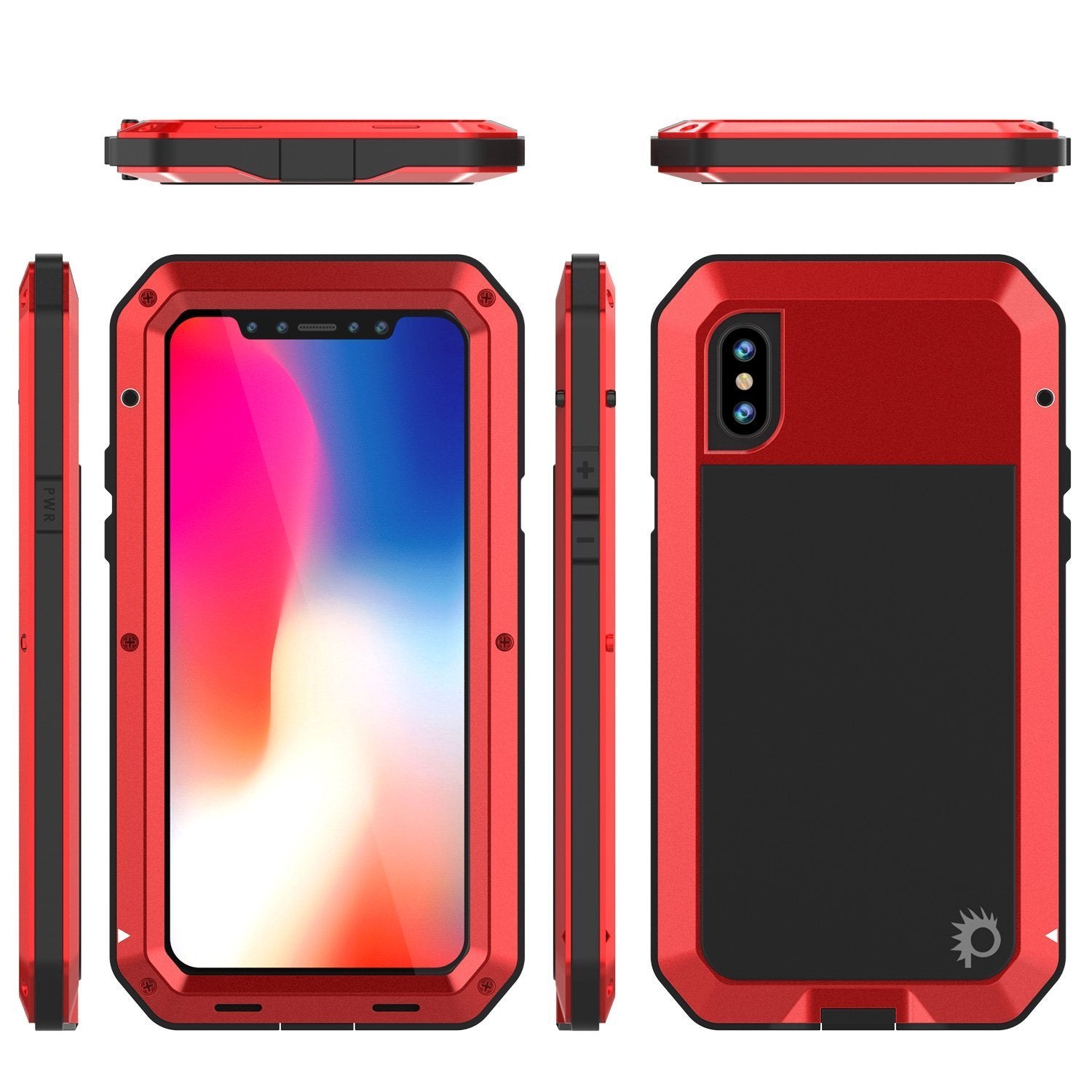 Capinha PUNKCASE iPhone XR METALLICA [Vermelho]