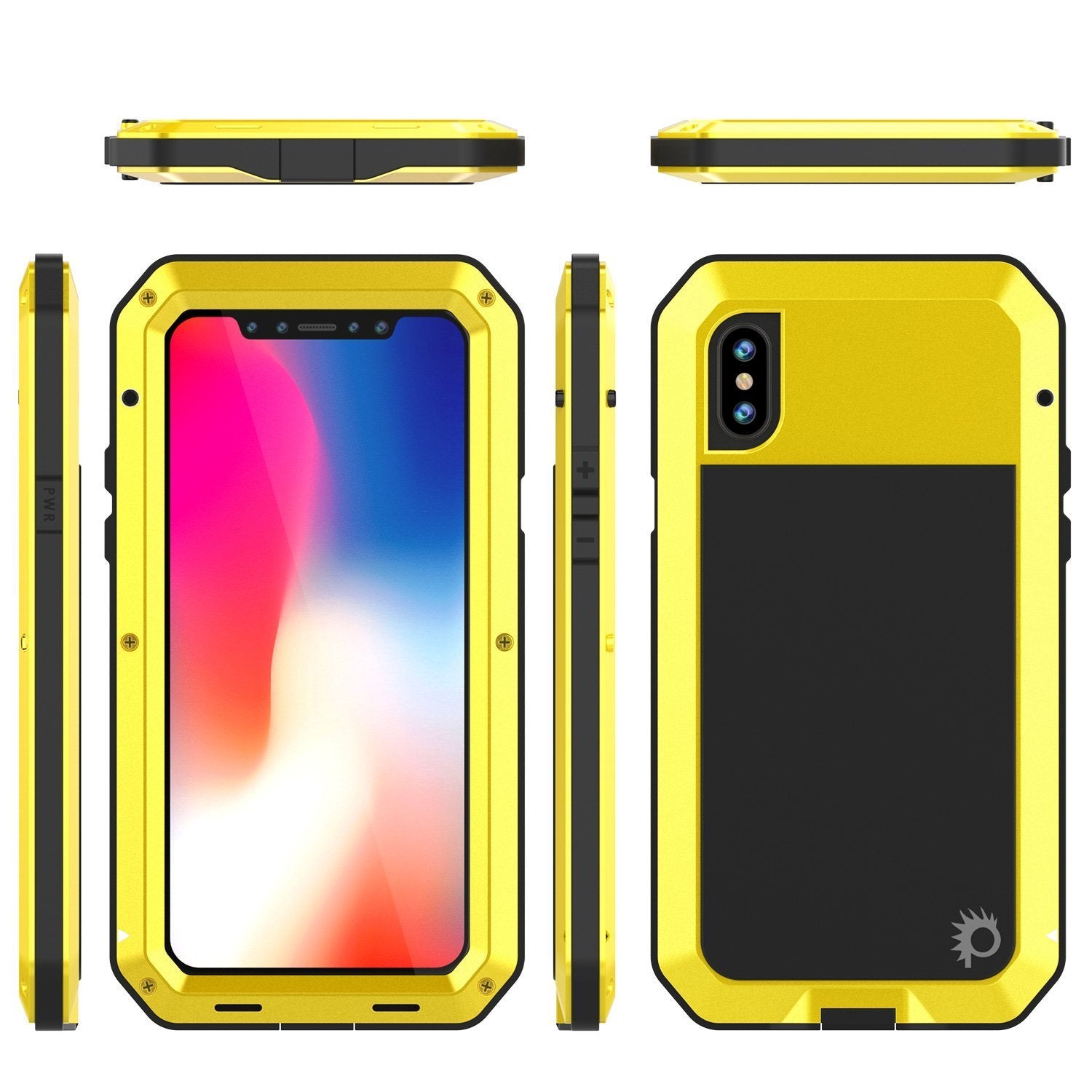 Capinha PUNKCASE iPhone XS Max METALLICA [Néon]