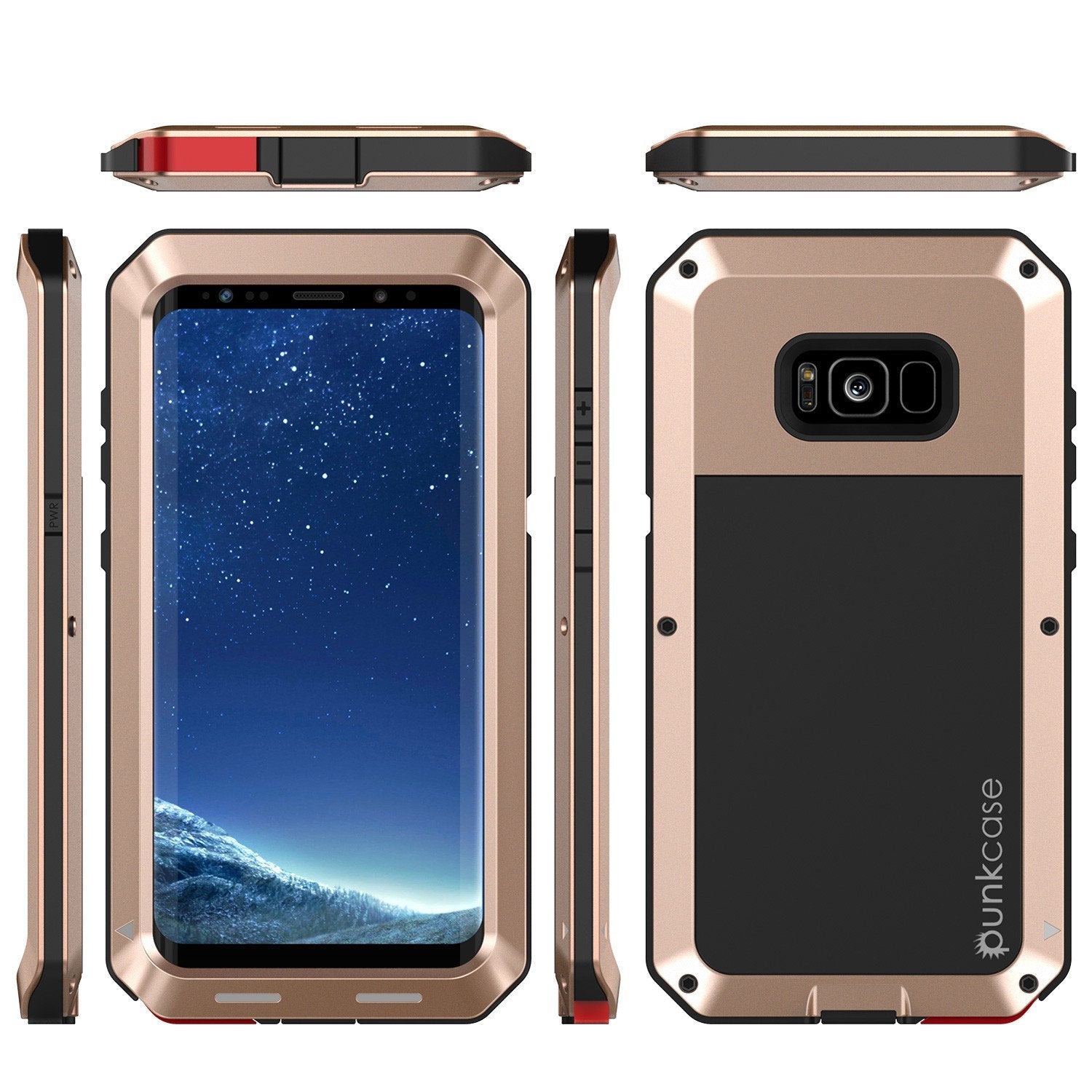Capinha PUNKCASE S8+ Plus METALLICA [Ouro]