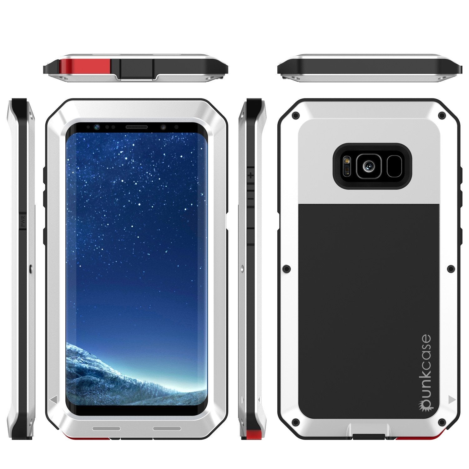 Capinha PUNKCASE S8+ Plus METALLICA [Branco]