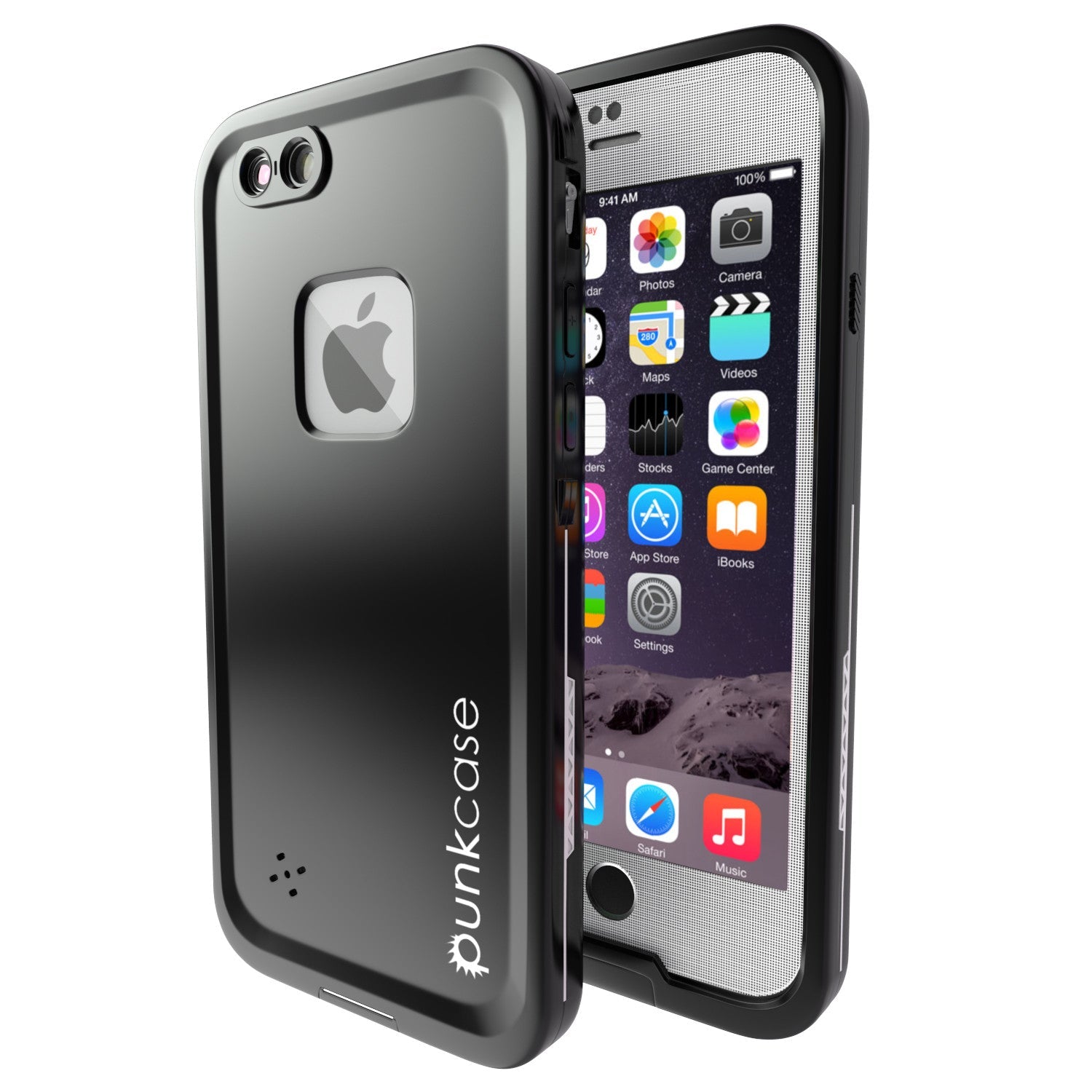 Capa impermeável para iPhone 6S/6, Punkcase SpikeStar Branco | Ajuste fino subaquático de 6,6 pés IP68 | Garantia
