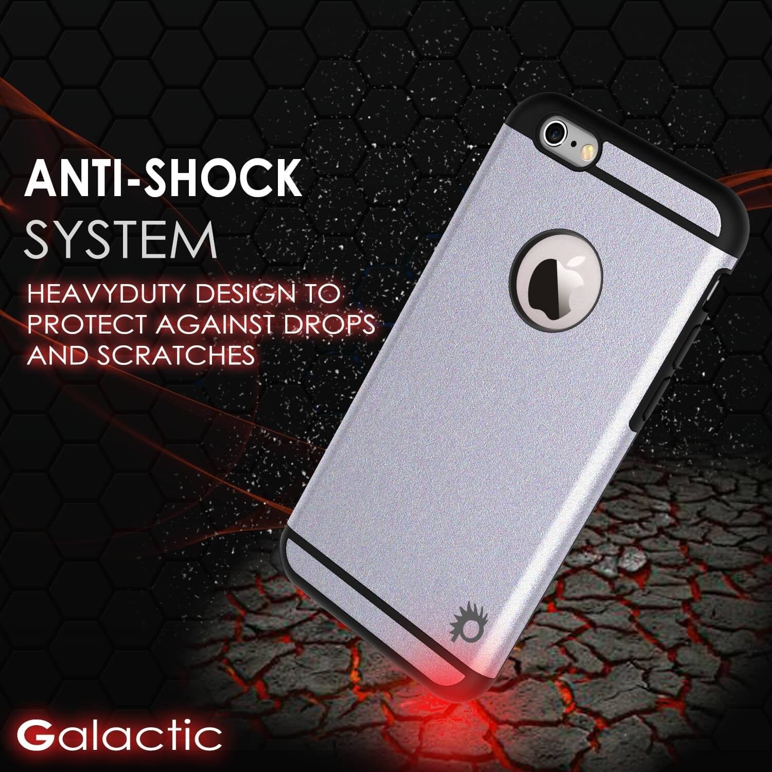 Capa iPhone 5s/5/SE PunkCase Série Galática Prateada Slim com Vidro Temperado | Garantia Vitalícia