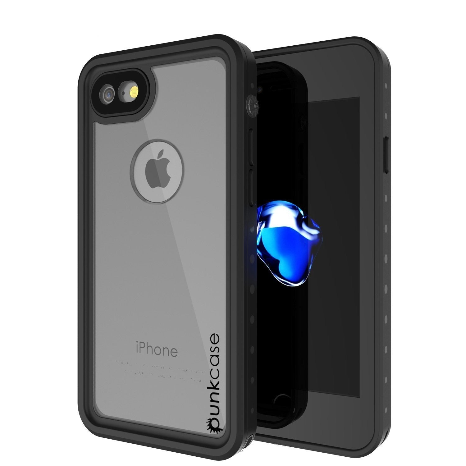 Capa à Prova d'Água para iPhone SE (4.7"), Punkcase [Clear] [Série StudStar] [Ajuste Fino] [Certificado IP68] [Prova de Sujeira] [Prova de Neve]