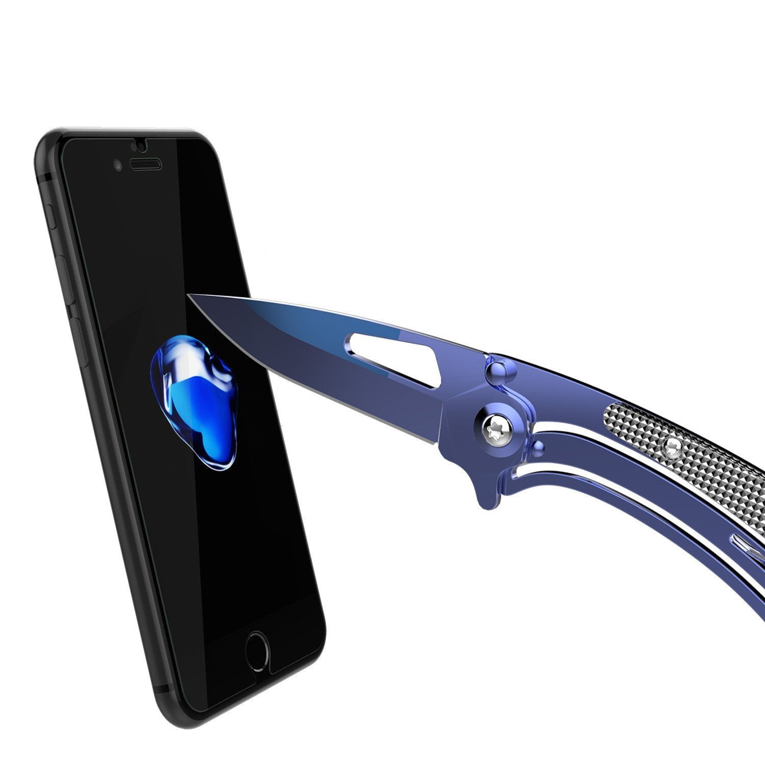iPhone 8 Punkcase Glass SHIELD Tempered Glass Screen Protector 0.33mm Thick 9H Glass