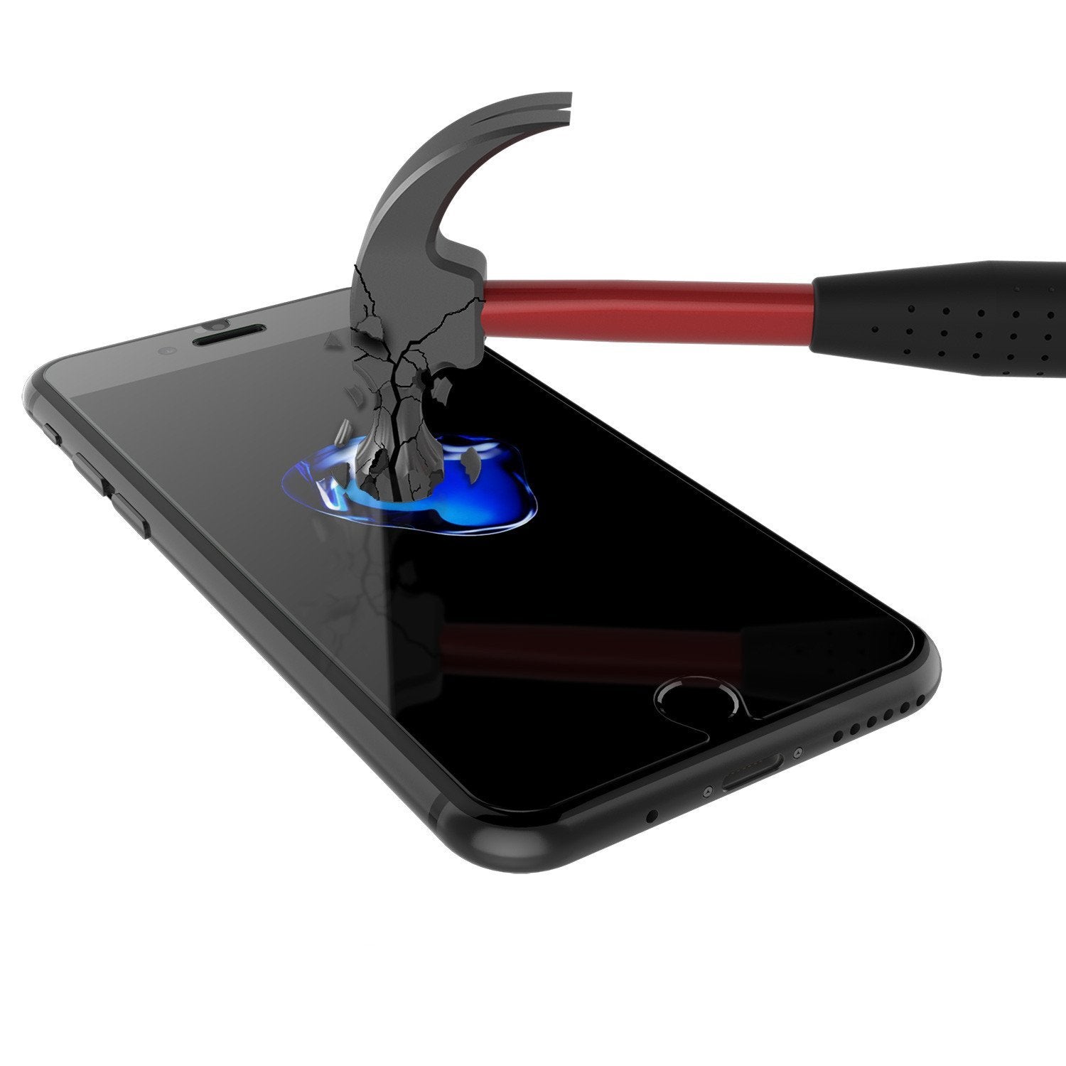 Protetor de Tela de Vidro Temperado Punkcase Glass SHIELD para iPhone 7, Vidro de 0,33mm de Espessura 9H