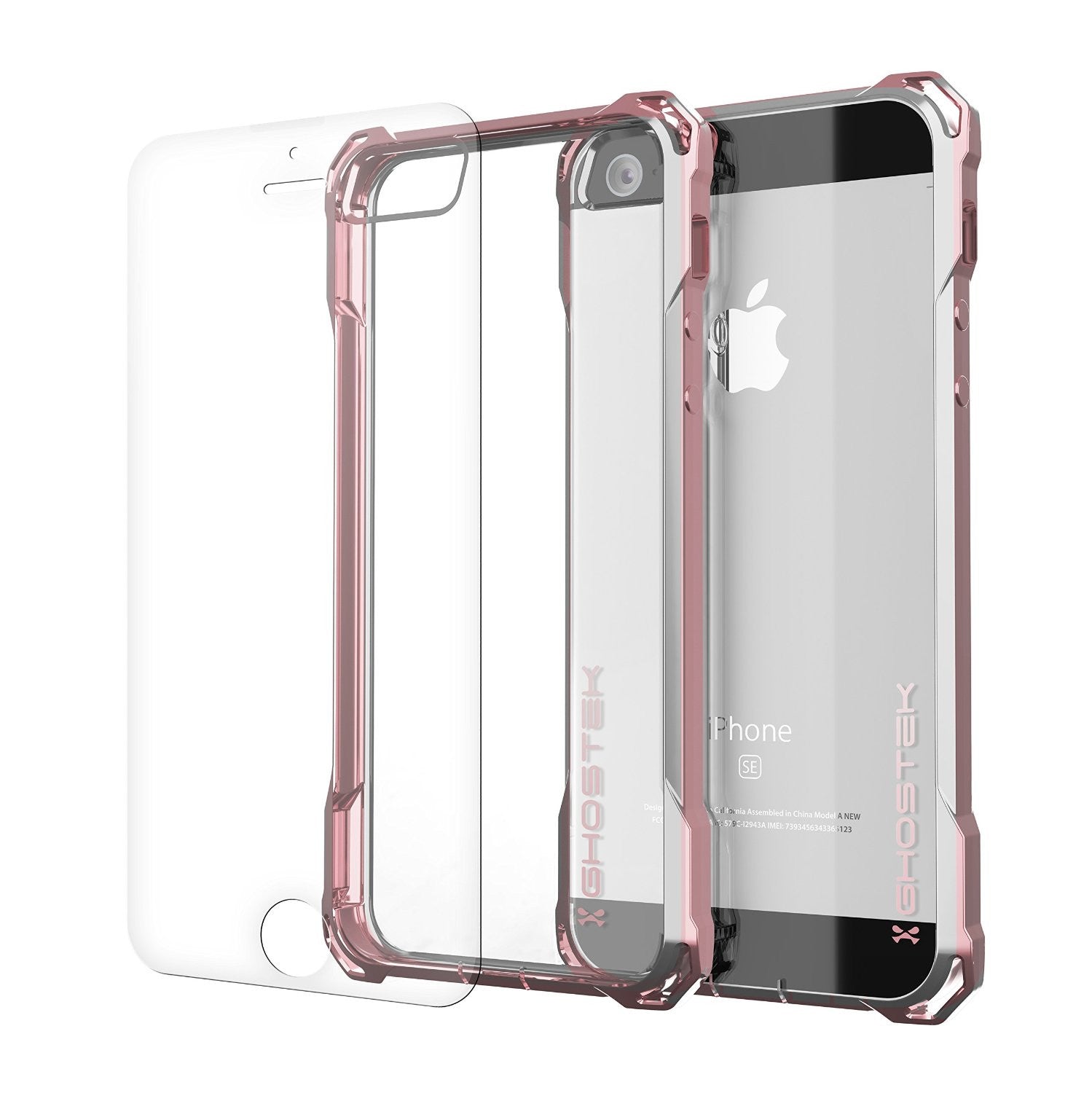 Capa para iPhone SE, Ghostek® Covert Pink, Armadura Protetora de Impacto Premium | Garantia Vitalícia de Troca