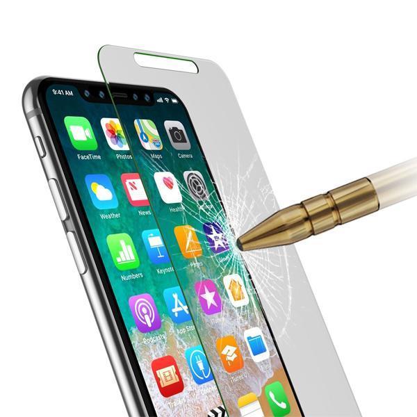 Protetor de tela de vidro temperado iPhone XS Punkcase Glass SHIELD 9H Glass.