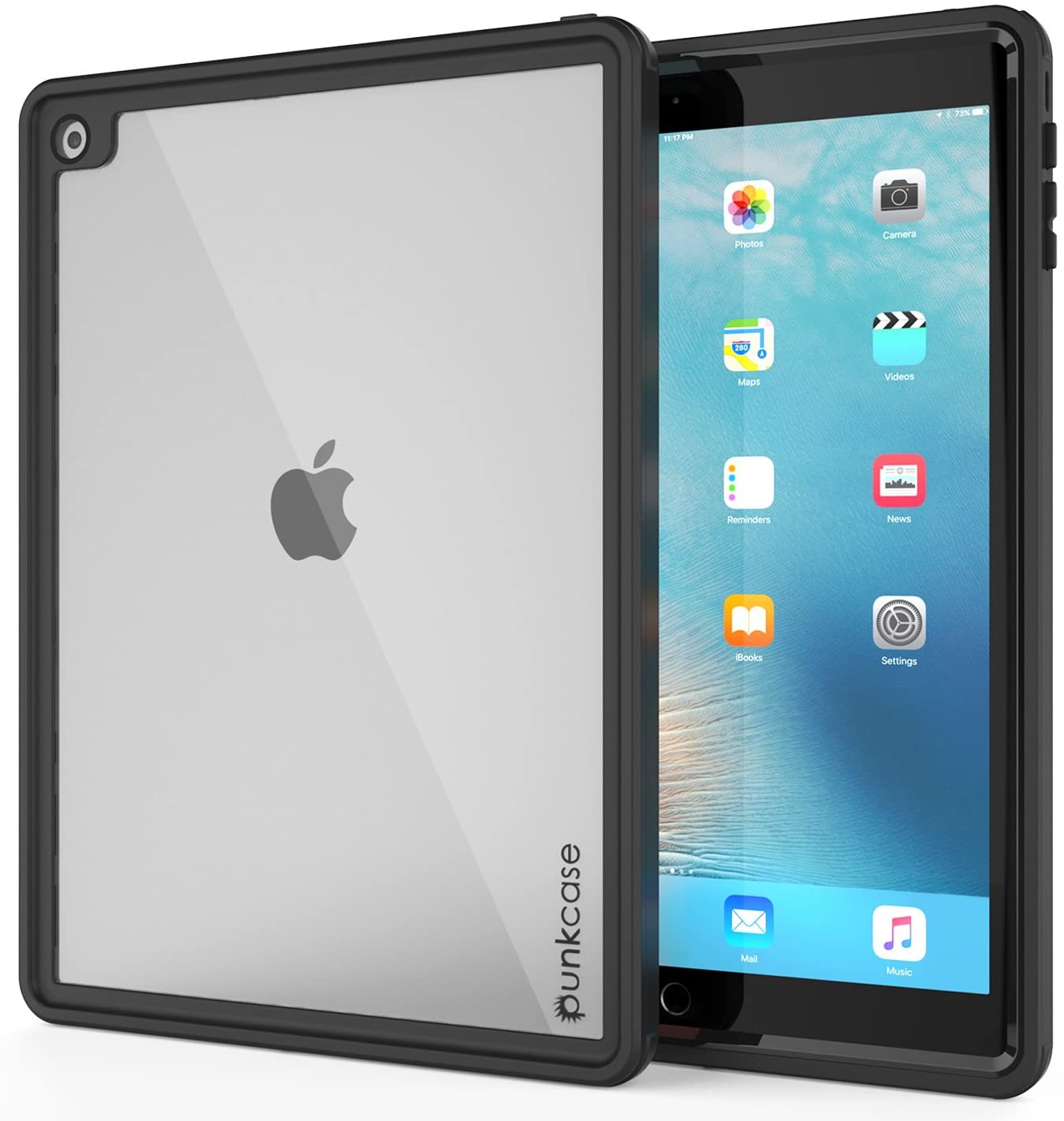iPad Pro 11 Waterproof IP68 Case, Punkcase [Black] [StudStar Series] [Slim Fit]