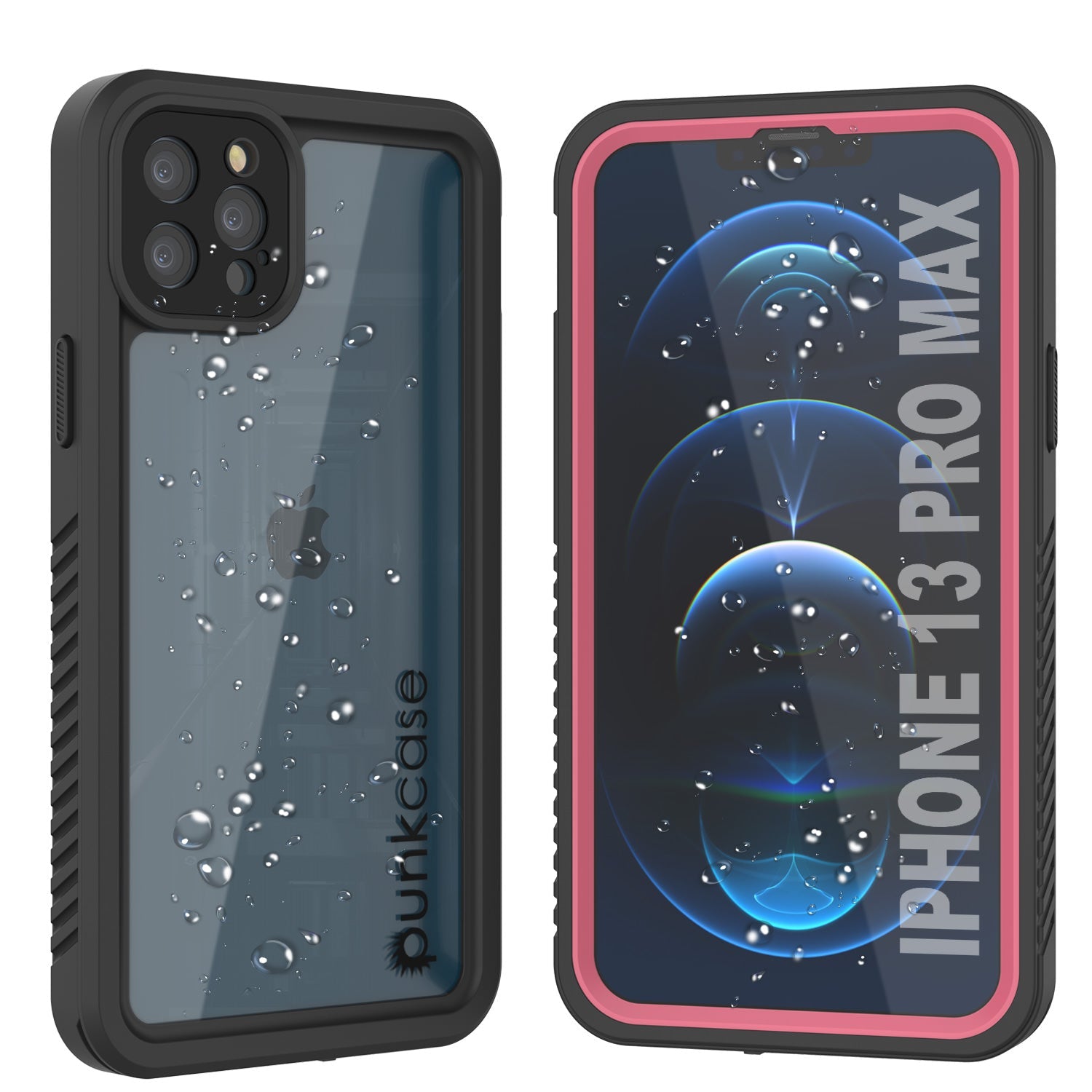 Capa à Prova d'água para iPhone 13 Pro Max, Punkcase [Série Extrema] Capa Blindada com Protetor de Tela Integrado [Rosa]